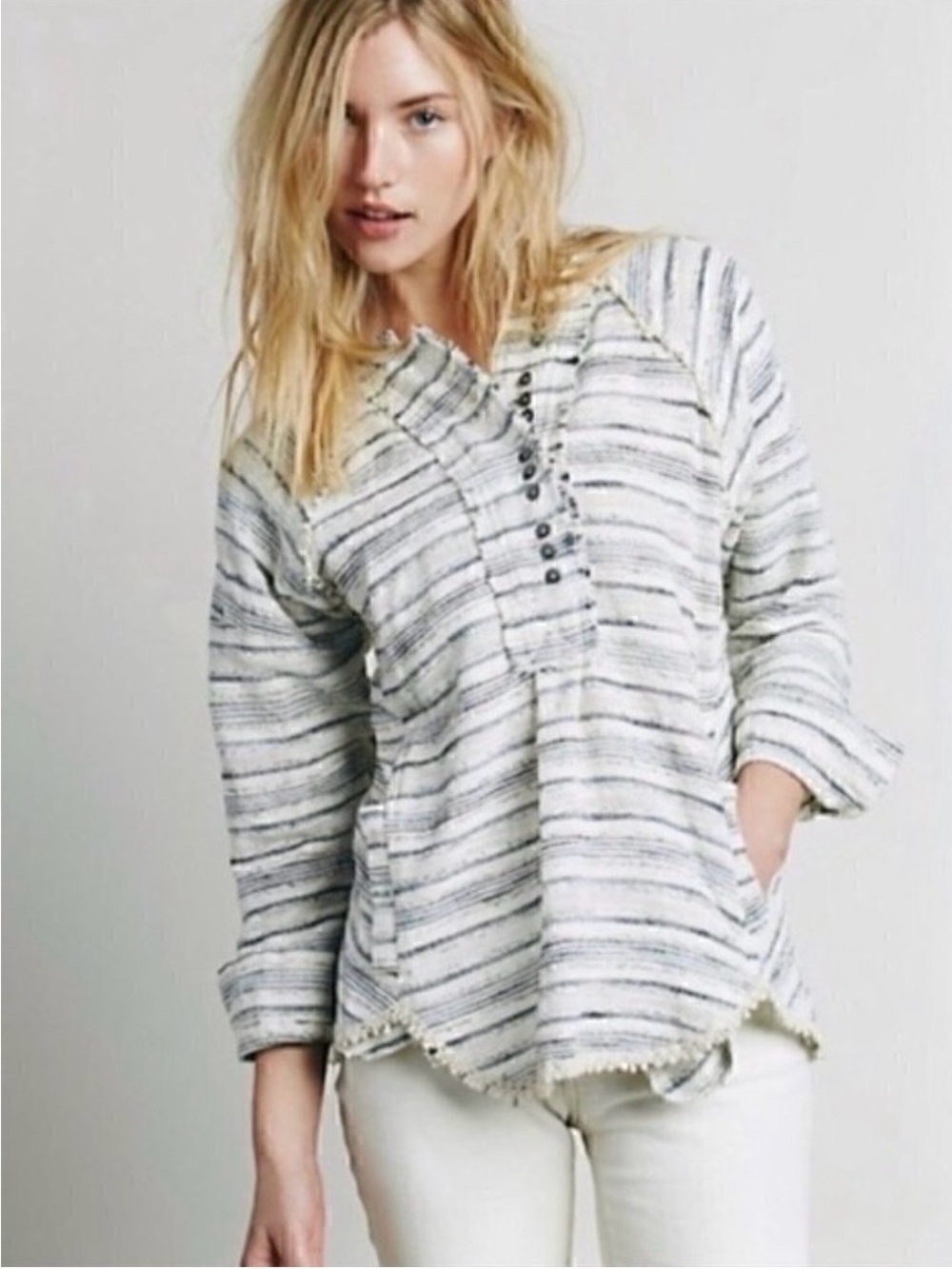 Free People | Tunic Hideaway Henley Striped small
